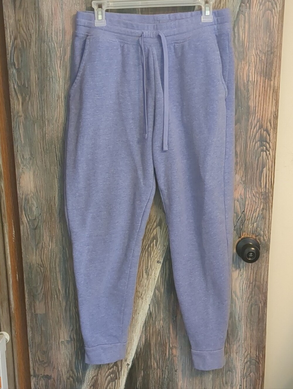 tek gear Ultrasoft Fleece Lined Joggers Men's Large Purple